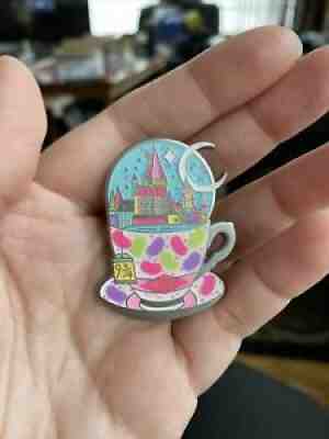 Harry Potter Laserbrain Honeydukes Blue Jellybean Teacup Pin Silver Variant NEW