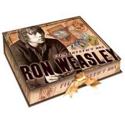 Harry Potter Ron Weasley Artefact Collectors Box - Howler Letter Dumbledore Card