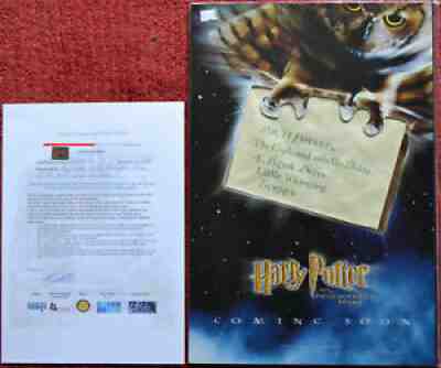 Harry Potter Original Prop Envelope Mounted in Poster - PS SS Philosophers Stone