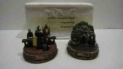 harry potter bradford exchange hawthorne village sorcerers stone/ chamber set