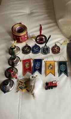 Big Lot of Wizarding World Of Harry Potter Universal Studios Christmas ornaments