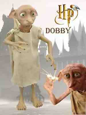 THE WIZARDING WORLD OF HARRY POTTER DOBBY DOLL 12.5" UNIVERSAL STUDIOS
