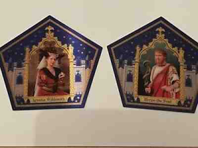 New Harry Potter frog card Ignita Wildsmith & Herpo The Foul Double Set