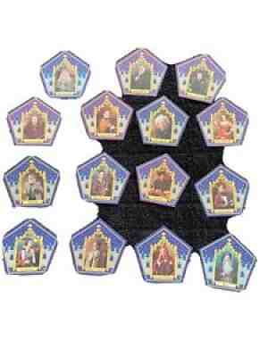 harry potter chocolate frog cards Complete 17 Card Set