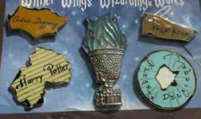 Harry Potter Goblet Of Fire & Champion Names Pins byÂ Wither Wings Wizarding Ware