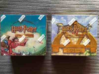 Harry Potter Sealed booster boxes 2x TCG Diagon Alley Quidditch Cup 2001 Rare