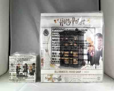 Dept 56 Lot of 2: OLLIVANDER'S WAND SHOP + WINGARDIUM LEVIOSA! Harry Potter Vill