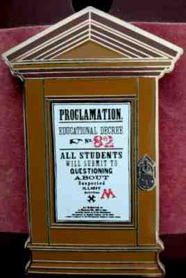 Wizarding World of Harry Potter Proclamation Educational Decree 82 Pin~BRAND NEW