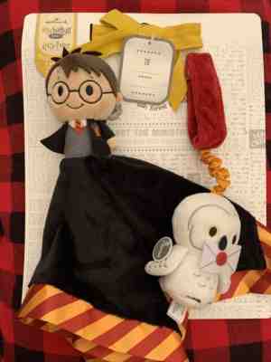Harry Potter &Hedwig Gift Set Baby Lovey & Rattle Hallmark Plush Toy Collectable