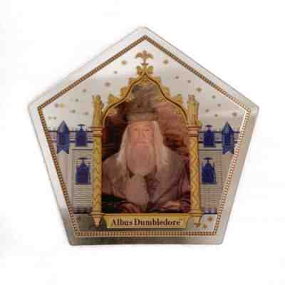 ULTRA RARE RETIRED Silver Dumbledore Chocolate Frog Card Universal Studios Japan