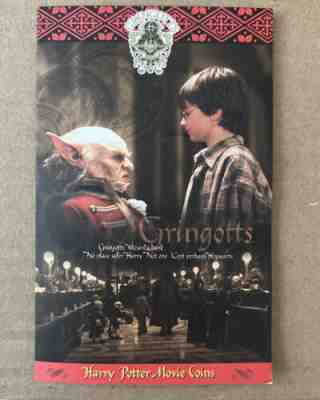 Harry Potter Gringotts Movie Coins BRAND NEW All 12 For The Price Of $180.00