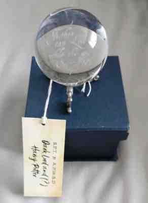 Harry Potter Litjoy Crate Crystal ball Engraved Prophecy