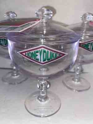 (4)Exclusive Harry Potter Honeydukes Universal Studios Footed Jars