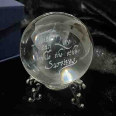 Harry Potter Prophecy Crystal Ball Orb w/ stand Replica Litjoy Wizarding World