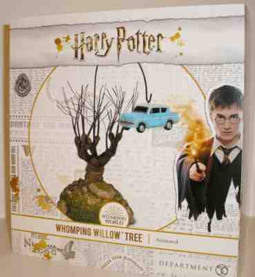 DEPARTMENT 56 HARRY POTTER VILLAGE - WHOMPING WILLOW TREE - ANIMATED NEW IN BOX