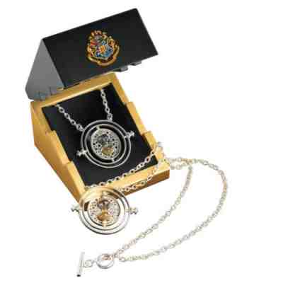 Harry Potter Time Turner in Sterling Silver Necklace by Noble Collection NN7878