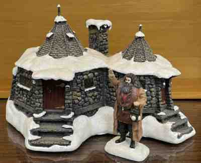 Harry Potters Hagrid's Hut Hawthorne Village Collection With Hagrid Working