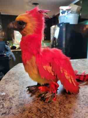 Rare harry potter phenix Fawkes, handmade by Russian artist, paid 450.