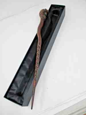 Wizarding World of Harry Potter Alder 4 Ollivander Death Eater Snake Wand 17"