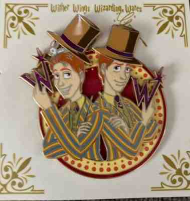 Wither Wings Wares Weasley Twins Wizard Wheezes HTF Harry Potter Pin