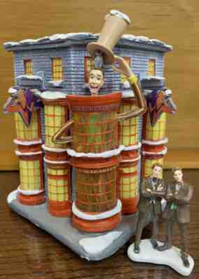 Harry Potter Hawthorne Village Weasleyâ??s Wizard Wheezes Works W/ Fred & George