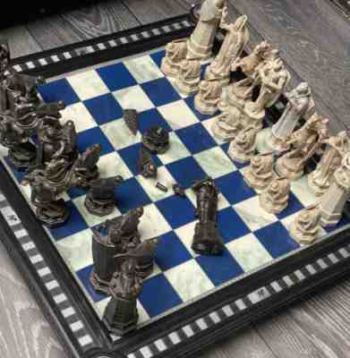 Complete Deagostini Harry Potter Chess Set - Read Description