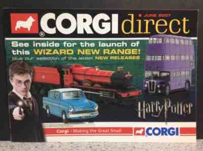 Vintage Harry Potter Edition CORGI DIRECT JUNE 2007 SALES BOOKLET BROCHURE Popco