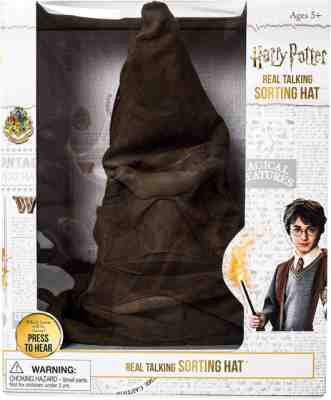 Yume Toys 13083 Harry Potter Real Talking Sorting Hat, Brown, S