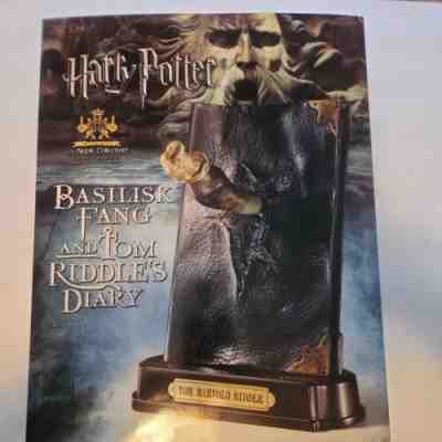 Harry Potter Noble Collection Basilisk Fang & Tom Riddles Diary New