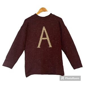 Customized Authentic Lochaven Wool Harry Potter Sweater, Letter A Size Medium