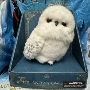 Universal Studios Wizarding World Of Harry Potter Snowy Owl Toy With Sound NIB