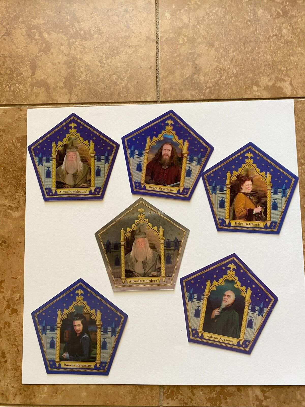 Harry Potter Chocolate Frog Cards Japan Founders Set with silver Dumbledore