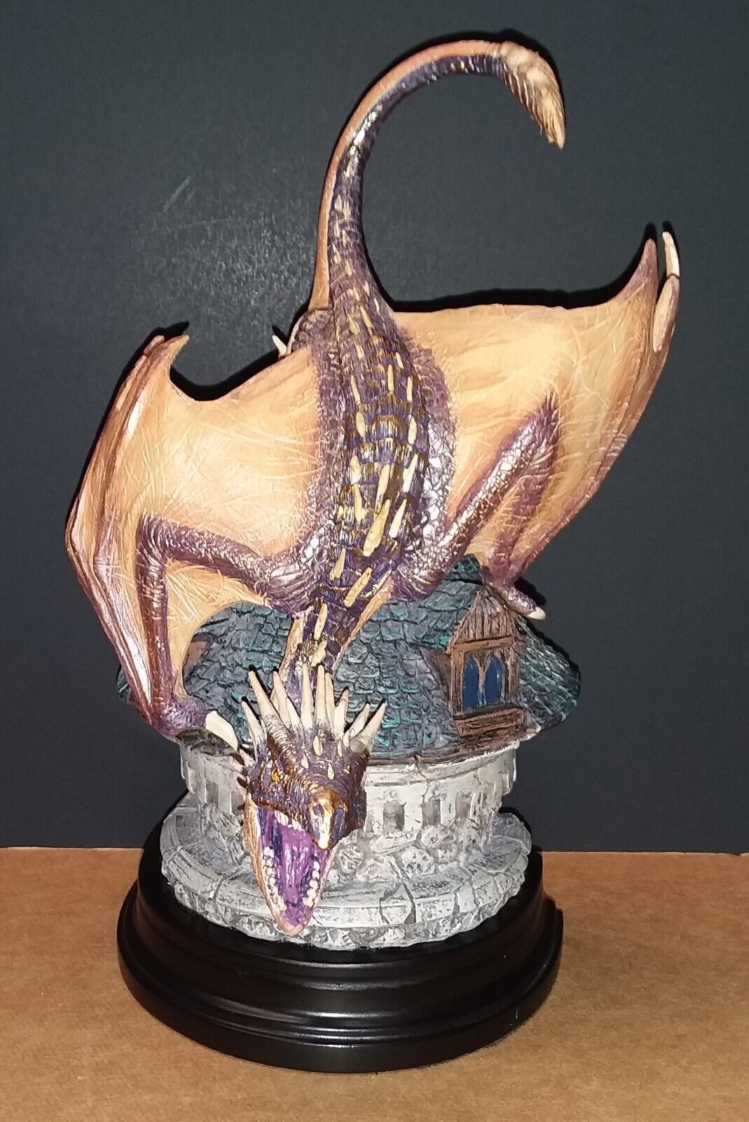 Rare Retired Harry Potter Hungarian Horntail Noble Collection Bookend 2014 (s14)