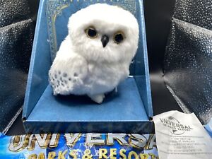 Universal Parks Harry Potter Baby Hedwig Snowy Owl with Sound & Movement NIB!