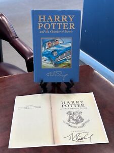 Harry Potter Chamber of Secrets Deluxe 1st Ed. 1st Print UK Signed J.K Rowling