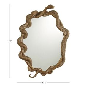 Pottery Barn Teen Harry Potter Nagini Gold Mirror