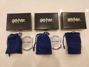 3 Official Harry Potter Noble Collection Lucius Malfoy Pendant Necklaces - 2007