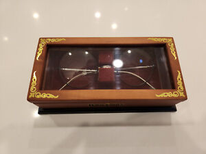 Rare Harry Potter Noble Collection Prop Replica Glasses in Wooden Case 2007