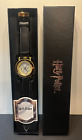 Harry Potter Noble Collection Time Turner Watch - Leather - Hogwarts Crest - NEW