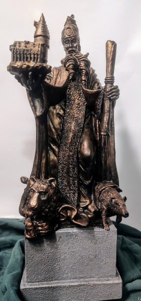 Super Rare Architect of Hogwarts Statue Universal Harry Potter Holy Grail