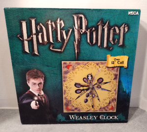 Harry Potter Weasley Wall Clock/Neca/New In  Box/12 Inches Tall