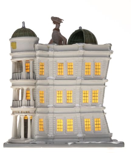 Harry Potter Village Collection Gringott's Wizarding Bank Dragon Hawthorn A4275