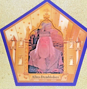 Harry Potter Albus Dumbledore Gold Chocolate Frog Card *Extremely Rare*