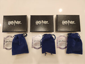 3 Official Harry Potter Noble Collection Lucius Malfoy Pendant Necklaces - 2007