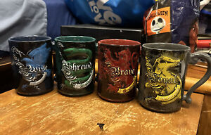Wizarding World Of Harry Potter Attribute Crest Mug Set Loyal Brave Shrewd Wise
