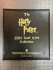 Harry Potter Danbury Mint 22kt gold 59 card Set (Missing One) w/Binder