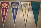 Pottery Barn Teen Harry Potter Hogwarts Pennants Flags Lot Of 4