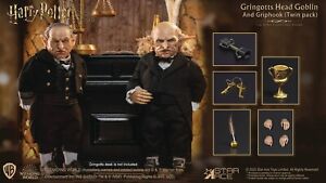 HP Sorcerers Stone Gringotts Goblin 1/6 AF Twin Pack Star Ace *Box Dented