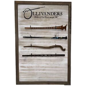 Ollivanders Makers of Fine Wands since 382 BC Harry Potter Wand Display 4 Wands