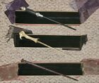 Noble Collection Harry Potter Wand Lot RARE s09 Narcissa Malfoy Fenrir Greyback